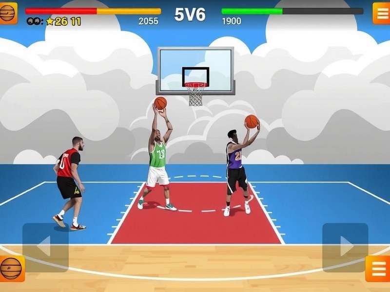 Basket Heroes India 5v5 gameplay action